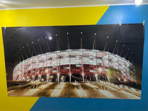 Zdjęcie oferty: Fototapeta piłka nożna Stadion Narodowy 300x160 cm