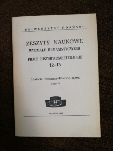 Zdjęcie oferty: Zeszyty naukowe wydziału humanistycznego 