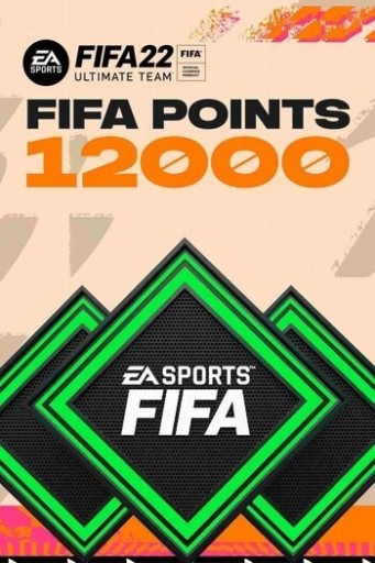 Zdjęcie oferty: FIFA 22 KOD DOŁADOWUJĄCY 12000 FIFA POINTS