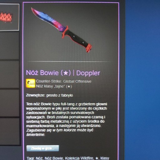 Zdjęcie oferty: Kosa CS:GO Tanio