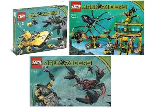 Zdjęcie oferty: MIX zestawów Lego Aqua Raiders