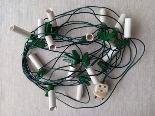 Zdjęcie oferty: Lampki choinkowe E10 z czasów PRL-u 