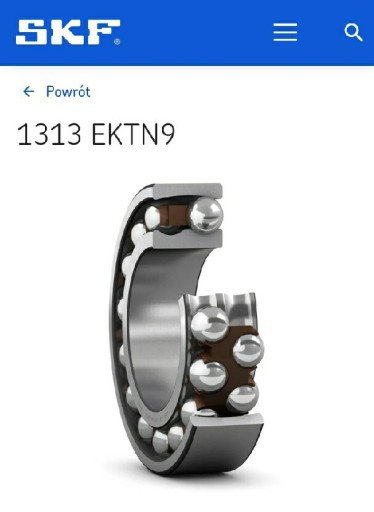 Zdjęcie oferty: Łożysko SKF 1313 EKTN9  65x140x33