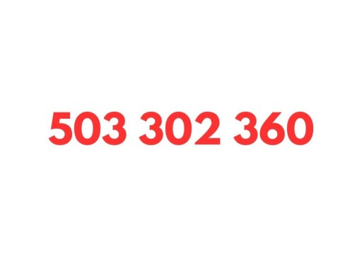Zdjęcie oferty: 503 302 360 STARTER ORANGE KARTA SIM GSM PREPAID ZŁOTY PROSTY ŁATWY NUMER