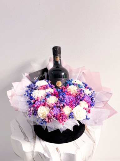 Zdjęcie oferty: Candlebox flower box z winem box prezentowy wesele ślub urodziny 18nastka