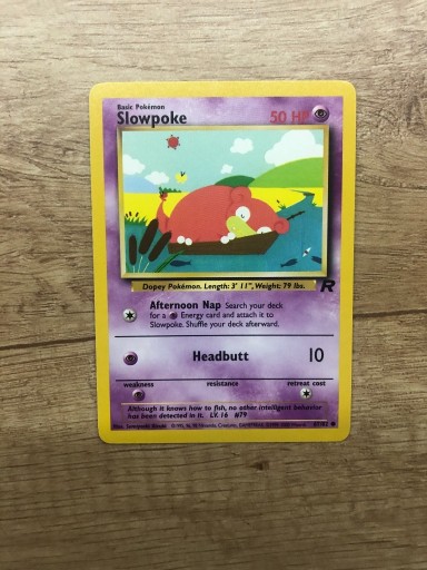 Zdjęcie oferty: Karta Pokemon Slowpoke Team Rocket 67/82