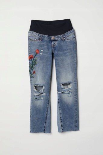 Zdjęcie oferty: H&M spodnie ciążowe JEANSY haft 42 44 XL