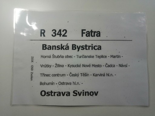 Zdjęcie oferty: Tablica relacyjna Rychlik Fatran