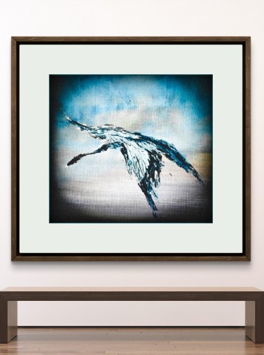 Zdjęcie oferty: Oryginalny print obrazu "Leaving everything behind" od autorki z sygnaturą