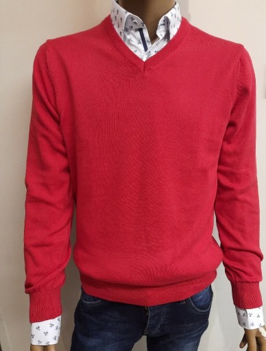 Zdjęcie oferty: Sweter męski czerwony