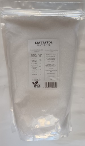 Zdjęcie oferty: ERYTROL 1kg CUKIER NISKOKALORYCZNY ERYTRYTOL