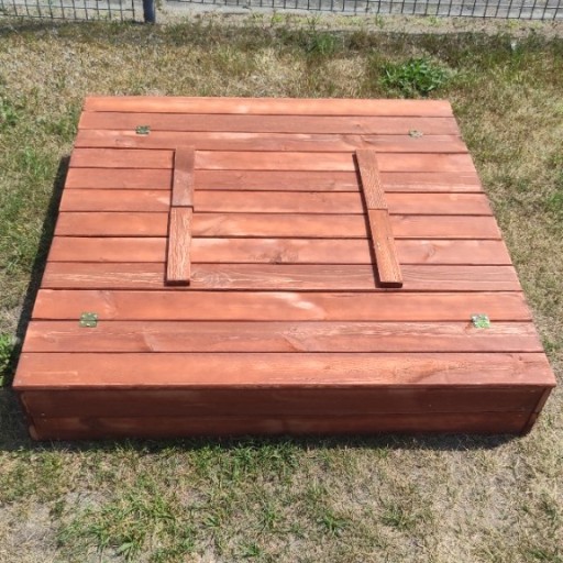 Zdjęcie oferty: PIASKOWNICA SKŁADANA DREWNIANA 120X120CM TEAK