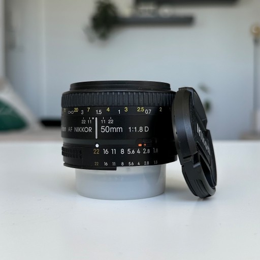 Zdjęcie oferty: Nikon 50mm f/1.8 D + 2 Dekielki | BDB