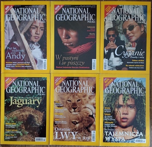 Zdjęcie oferty: National Geographic rocznik 2001 11 numerów