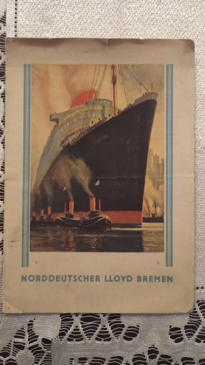 Zdjęcie oferty: Wyciąg z dziennika, z transatlantyku Europa 1931,