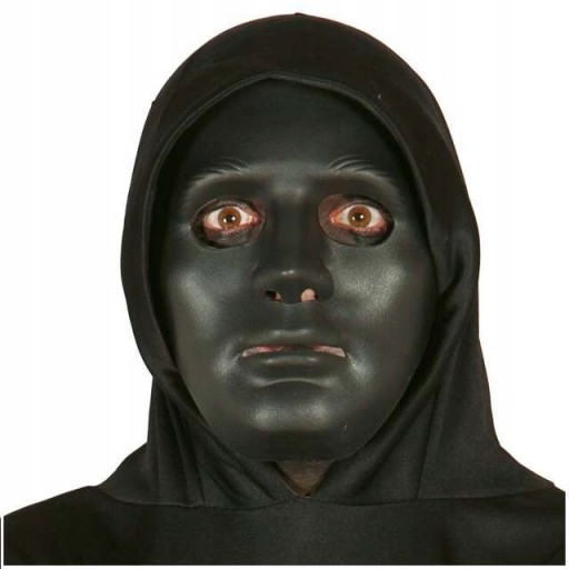 Zdjęcie oferty: Maska na twarz Guirca Maska plastik zombie czarny