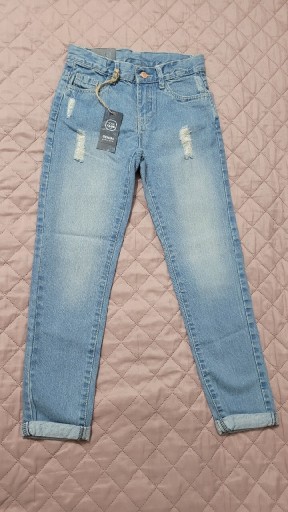 Zdjęcie oferty: Spodnie jeansowe dziewczęce, Cool Club,r.140, nowe