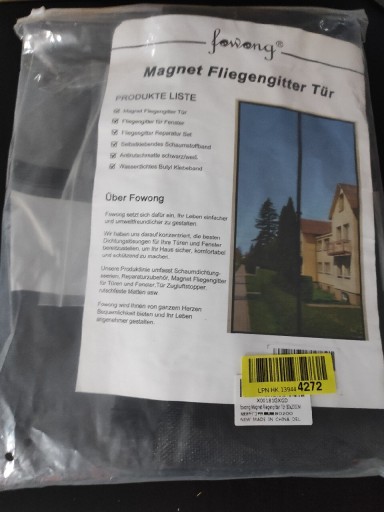 Zdjęcie oferty: Moskitiera magnetyczna 80x200