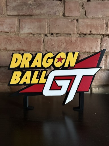 Zdjęcie oferty: Dragon Ball GT, napis,figurka, wydruk 3D