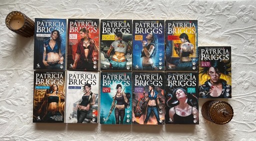 Zdjęcie oferty: Piętno rzeki Żar mrozu Zamęt nocy Patricia Briggs Zew księżyca x11