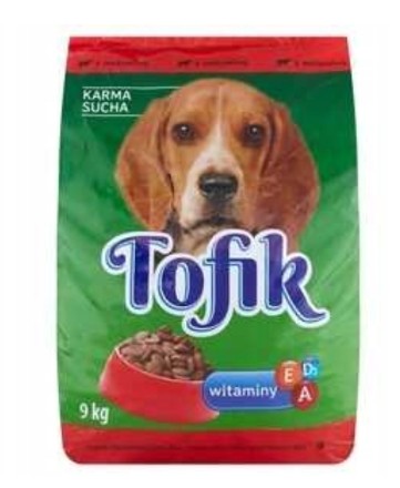 Zdjęcie oferty: Karma dla psa sucha z wołowiną Tofik 9kg