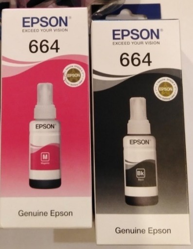 Zdjęcie oferty: tusze epson 664 M/BK