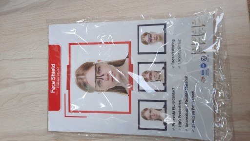 Zdjęcie oferty: przylbica jak okulary - 5 szt  :) 