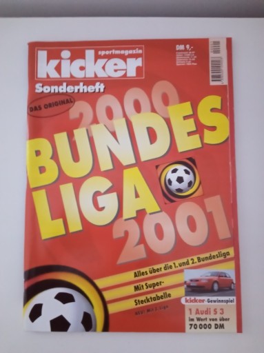 Zdjęcie oferty: Skarb kibica Bundesliga- Kicker Sonderheft 2000/01
