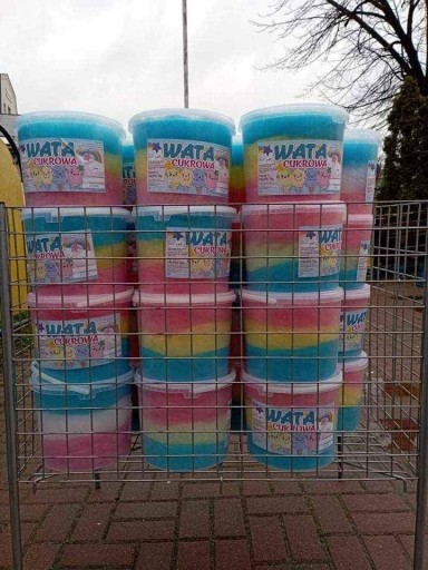 Zdjęcie oferty: Kolorowa Tęczowa Wata Cukrowa Watolandia  3L