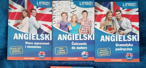 Zdjęcie oferty: Lingo Angielski Wzory wypracowań i słownictwo Gram