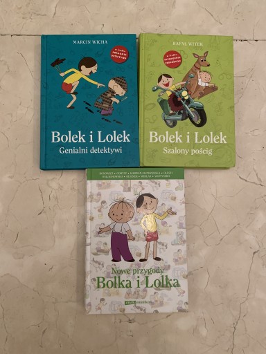 Zdjęcie oferty: Zestaw 3 książek z serii o Bolku i Lolku