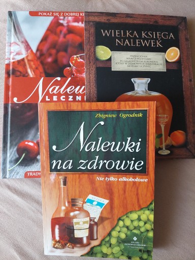 Zdjęcie oferty: Zestaw 3 książek- nalewki