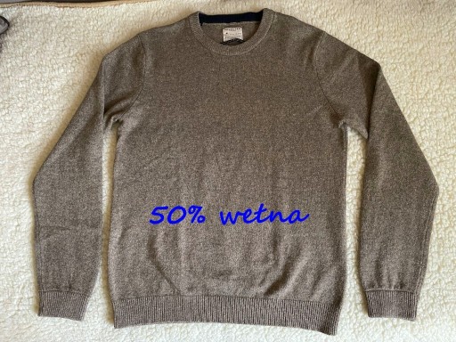 Zdjęcie oferty: Sweter męski 50% wełna Selected, rozmiar XL.