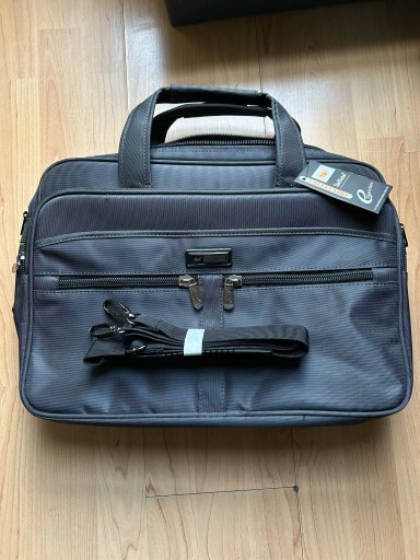 Zdjęcie oferty: TORBA TECZKA MĘSKA NA RAMIĘ DO PRACY NA LAPTOP poszerzana