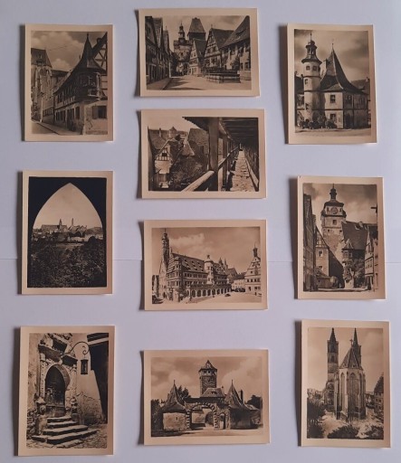 Zdjęcie oferty: Stare miniaturowe zdjęcia Rothenburg nad Tauberem