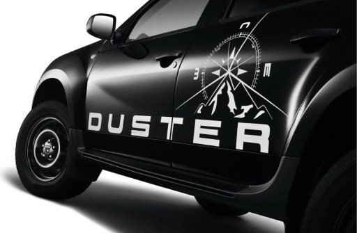 Zdjęcie oferty: Zestaw naklejek Dacia Duster na boki róża wiatrów