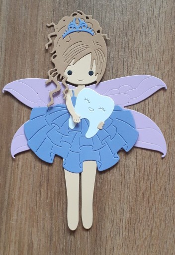 Zdjęcie oferty: Scrapki wróżka zębuszka ząbek brunetka 