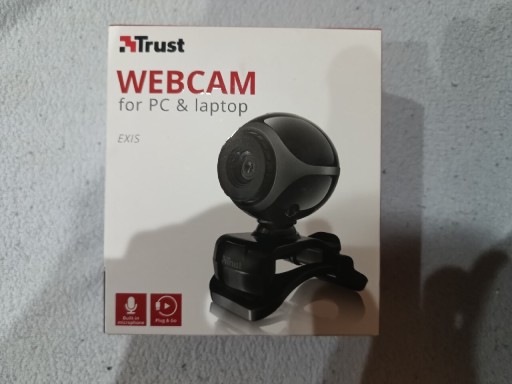 Zdjęcie oferty: Trust Exis Webcam Black/Silver (17003)