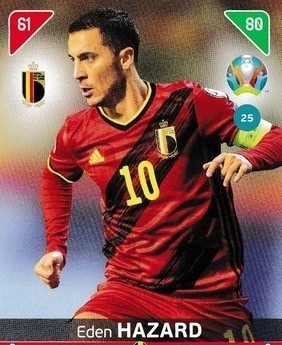 Zdjęcie oferty: Panini Euro 2021 kick off EDEN HAZARD 25