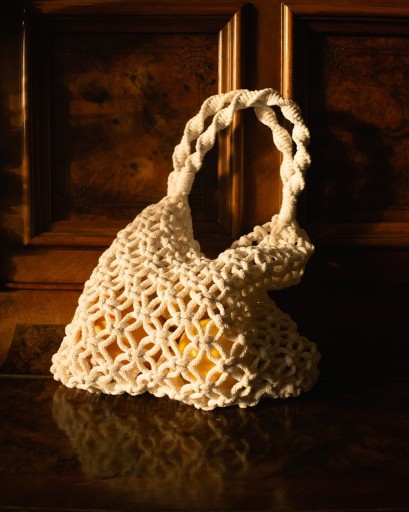 Zdjęcie oferty: Ręcznie wykonana torba - siateczka z makramy