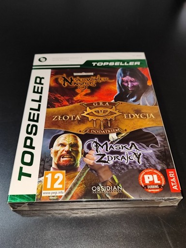 Zdjęcie oferty: NEVERWINTER NIGHTS 2 ZŁOTA EDYCJA PODSTAWA+MASKA ZDRAJCY PL NOWA 2