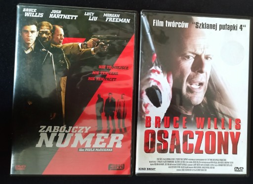 Zdjęcie oferty: ZABÓJCZY NUMER, OSACZONY, 2XDVD, BRUCE WILLIS