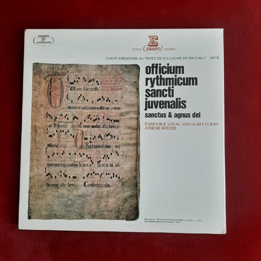 Zdjęcie oferty: Officium rythicum Ensemble Vocal Dufay 1 LP Mint-
