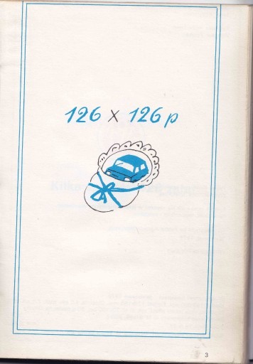 Zdjęcie oferty: 126 x 126p – Dowcipy o Fiacie 126p