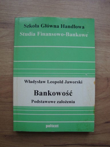 Zdjęcie oferty: Władysław Jaworski - Bankowość SGH! 1997r.