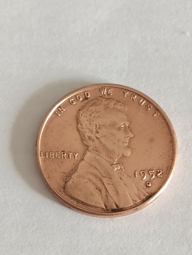 Zdjęcie oferty: 1 cent 1952 D USA 