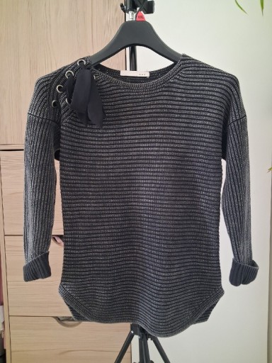 Zdjęcie oferty: OUI sweter rozm. S czarny ombre 100% bawełna 