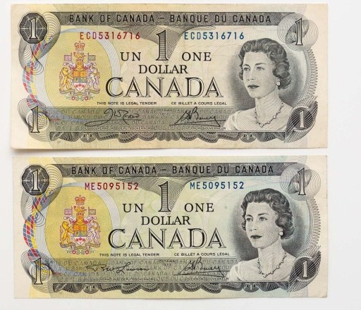 Zdjęcie oferty: Banknot 1 dolar Kanada 1973 P.85