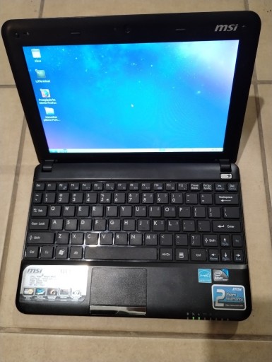 Zdjęcie oferty: Laptop 10" MSI U135DX 2GB RAM 500GB dysk WiFi Atom