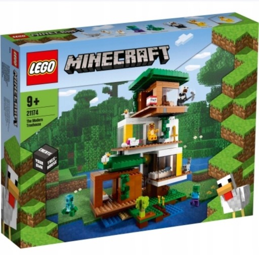 Zdjęcie oferty: LEGO Minecraft 21174 Nowoczesny domek na drzewie